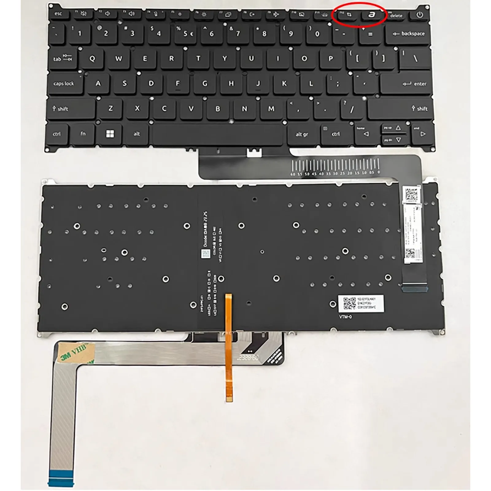 

US Layout for Acer Aspire Go AG14-21P AG14-31P N22Q21 N22C5 N22Q1 N23H1 N23Q11 N22Q14 Laptop Keyboard