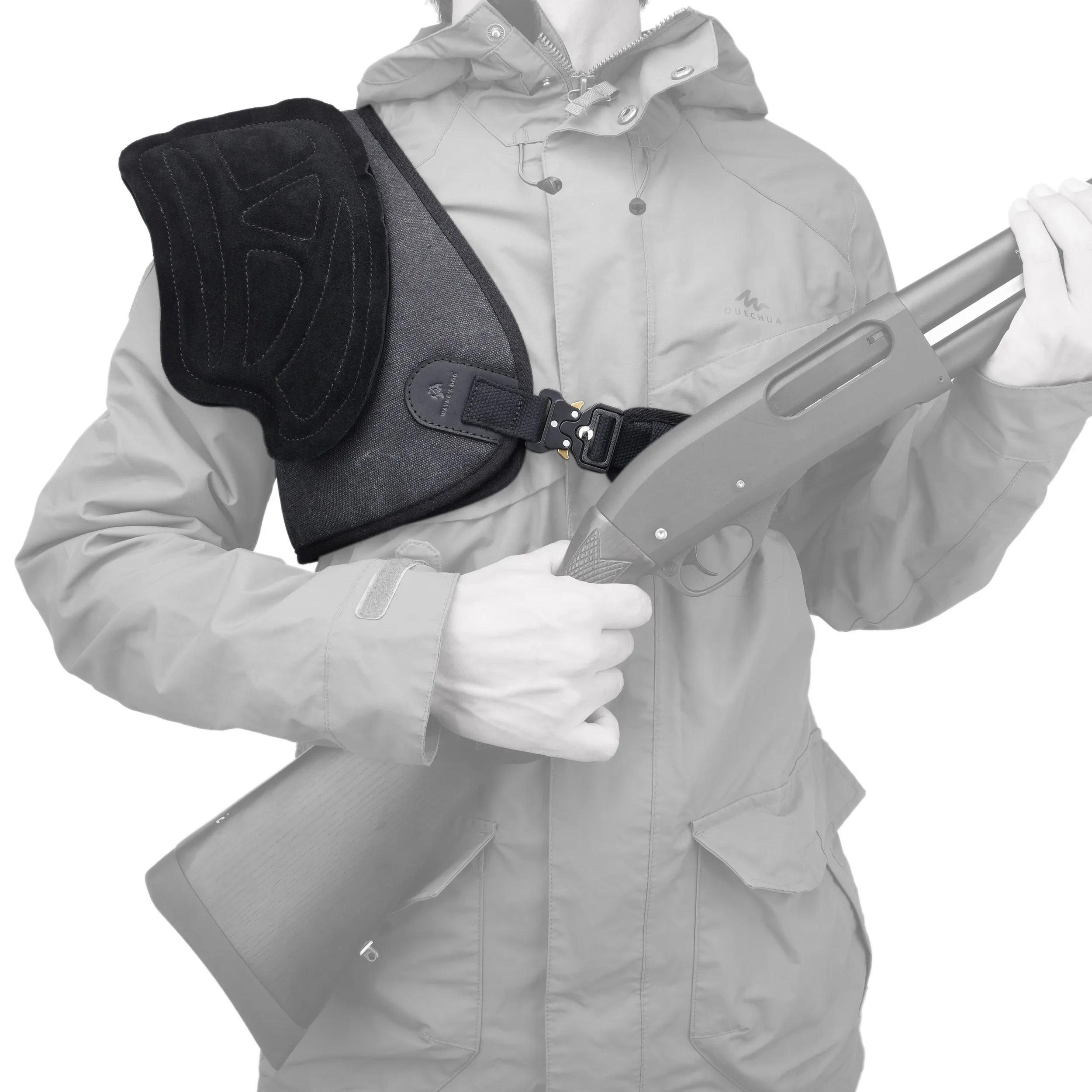 

Canvas Shotgun Field Shield Rifle Recoil Shoulder Pad Adjustable Shooting Reducing Recoil Pad Hunting Vest