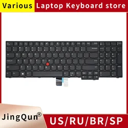 New US Russian Laptop Keyboard For Lenovo IBM ThinkPad E570 E575 E570C 01AX160 01AX200