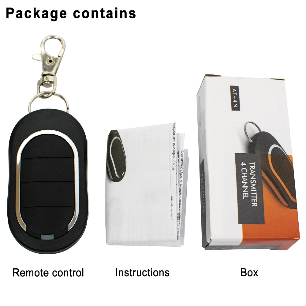 Imagem -05 - Alutech-at 4n Garagem Controle Remoto Controlador de Portão 433.92mhz Código Dinâmico Pcs