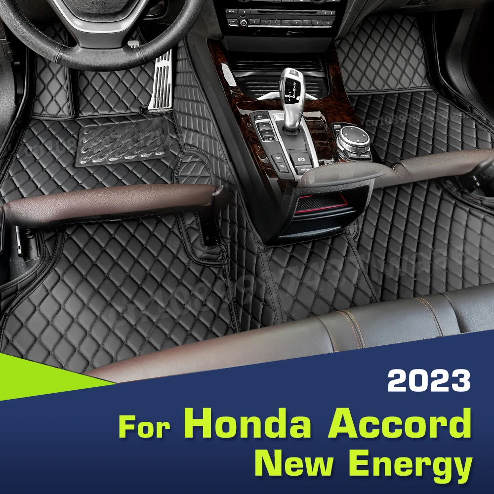 

Пользовательские автомобильные коврики для Honda Accord New Energy 2023, Автомобильный Ковер, крышка, детали интерьера, аксессуары, защитные части коврика