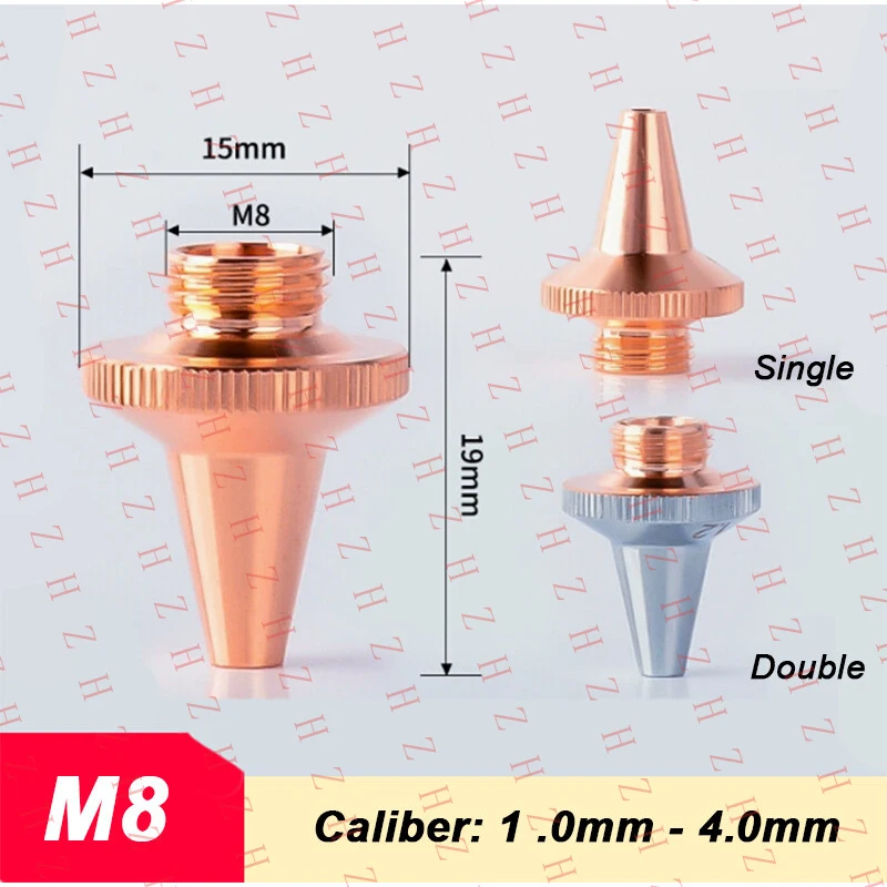 

U+ M8 Fiber Laser Single Double Layer Nozzle OD 15mm Hight 19mm for Laser Head【Wholesale private message sellers】