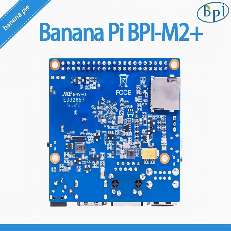 TopElec Banana Pi BPI-M2+ IoT development board adopts Allwinner H3 chip design, 1GB DDR3 RAM, 8GB eMMC