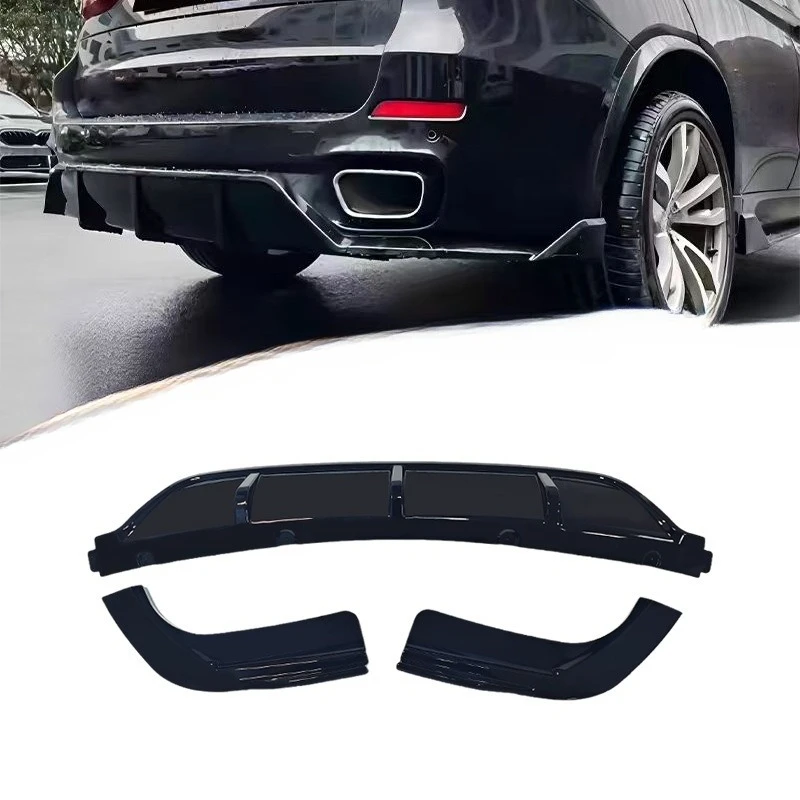 

For BMW X5 F15 2014-2019 Sport Style Gloss Black Rear Lip Spoiler ABS Material Direct Fit Exterior Styling Body Kit Upgrade Part