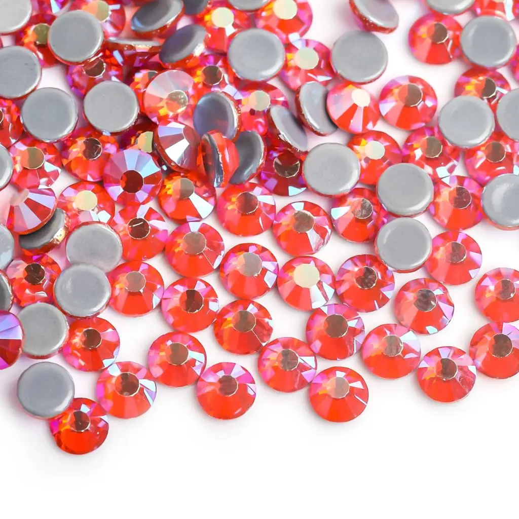 

Hyacinth AB стразы SS6~SS30 Hotfix Rhinestones Iron On Flatback Glass Nail Art Rhinestone Crystal AB DIY Decorations