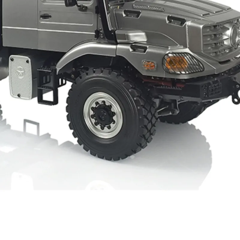 

JDM 26.5Inches 2Speed 1/14 Metal 6X6 Radio Control Off Road Tractor Truck Gearbox Differential Axles Metal Chassis Car Model Toy