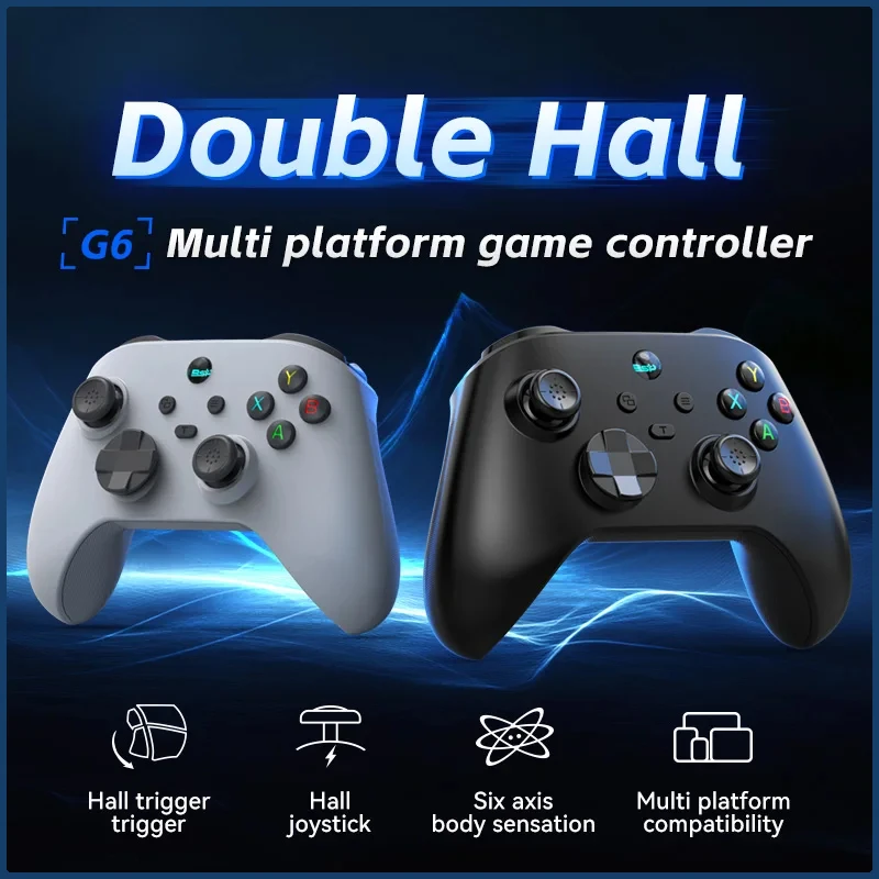 

Hall effect joystick Mobile Game Controller For Switch/IOS /Andriod/PC Support Streaming media/cloud Game Mobile Phone GamePad