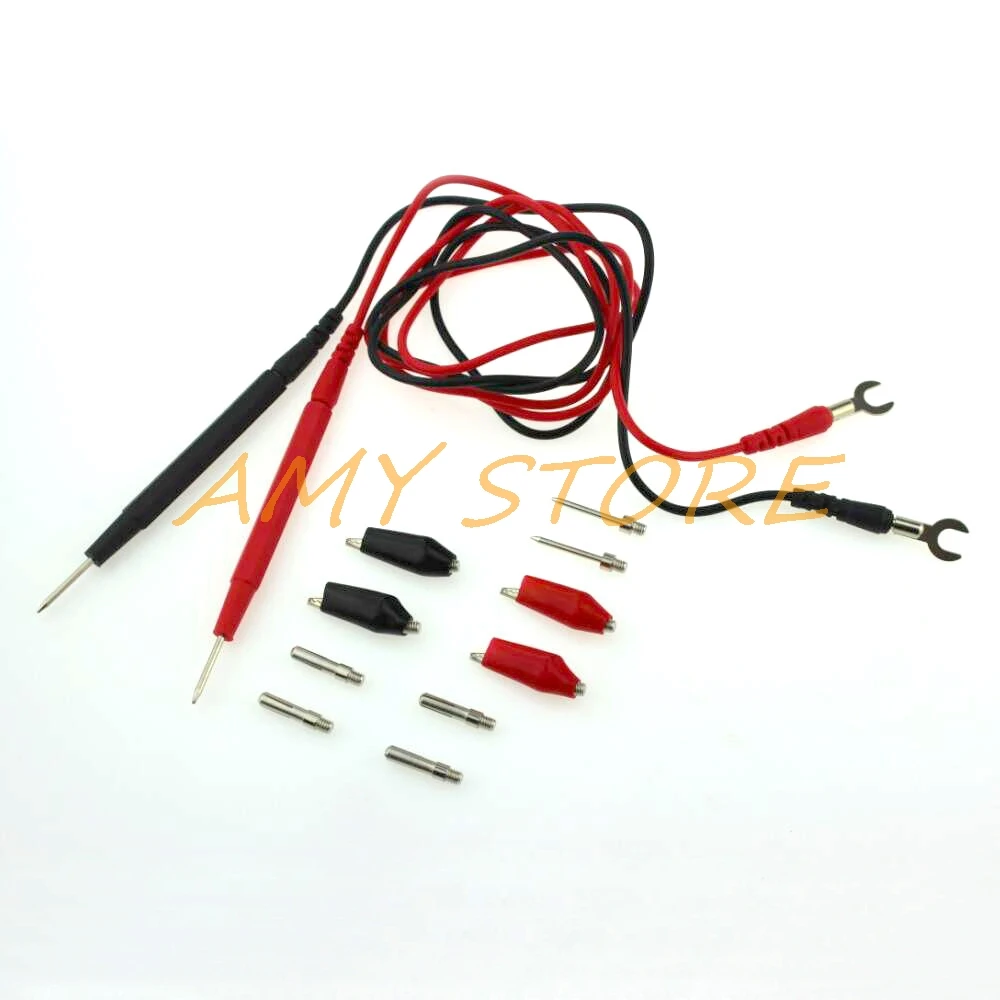 1set/16pcs Multifunction Combination Test Lead Cable Pen Banana Plug Multimeter Alligator Clip Power U Shape Terminal Clamp