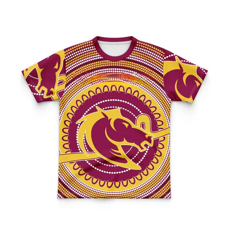 

KIDS 2023 Brisbane Broncos away rugby jersey