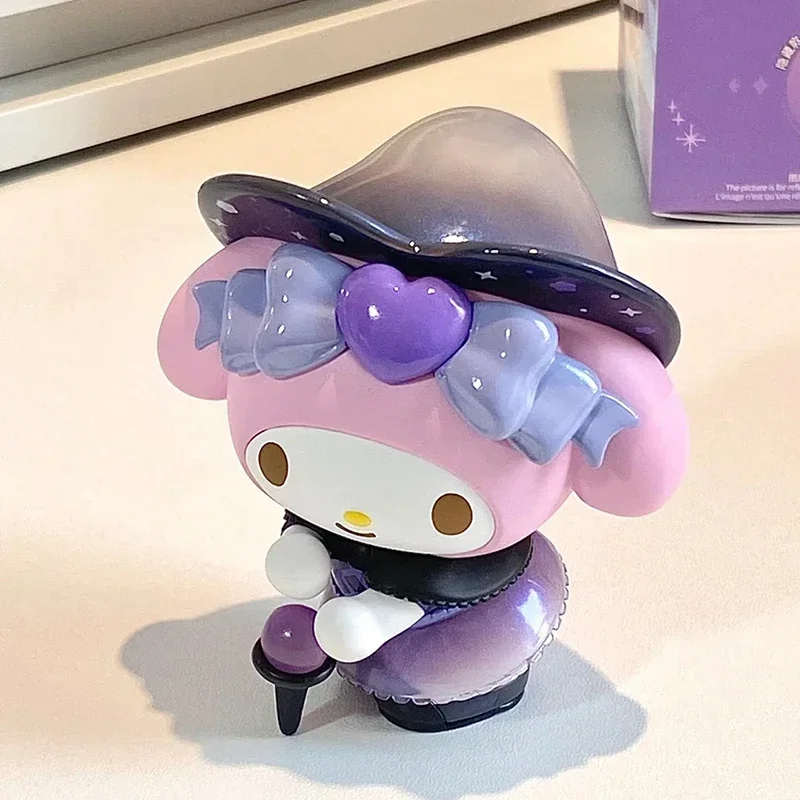 Personajes de Sanrio Magic Story Series Kulomi Pochacco caja ciega misteriosa, juguete divertido para niños, decoración de dibujos animados, lindo regalo misterioso