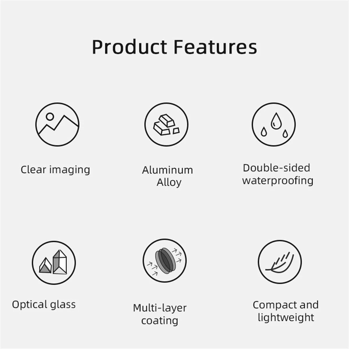 BRDRC For DJI Mini 4 Pro VND Filter Adjustable VND6-9 Drone Camera Lens Filter Camera Optical Glass Filters
