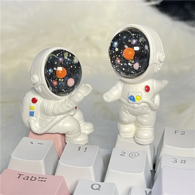 Capuchons de touches d'astronome pour clavier mécanique croisé, remplacement personnalisé, dessin animé mignon, bricolage, ESC