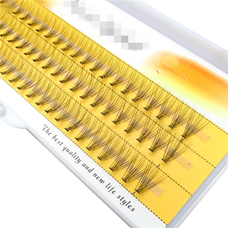 

60 bundles/box natural false eyelashes makeup lashes tools, professional eyelash extensions, 10D self grafting Fake eyelashes