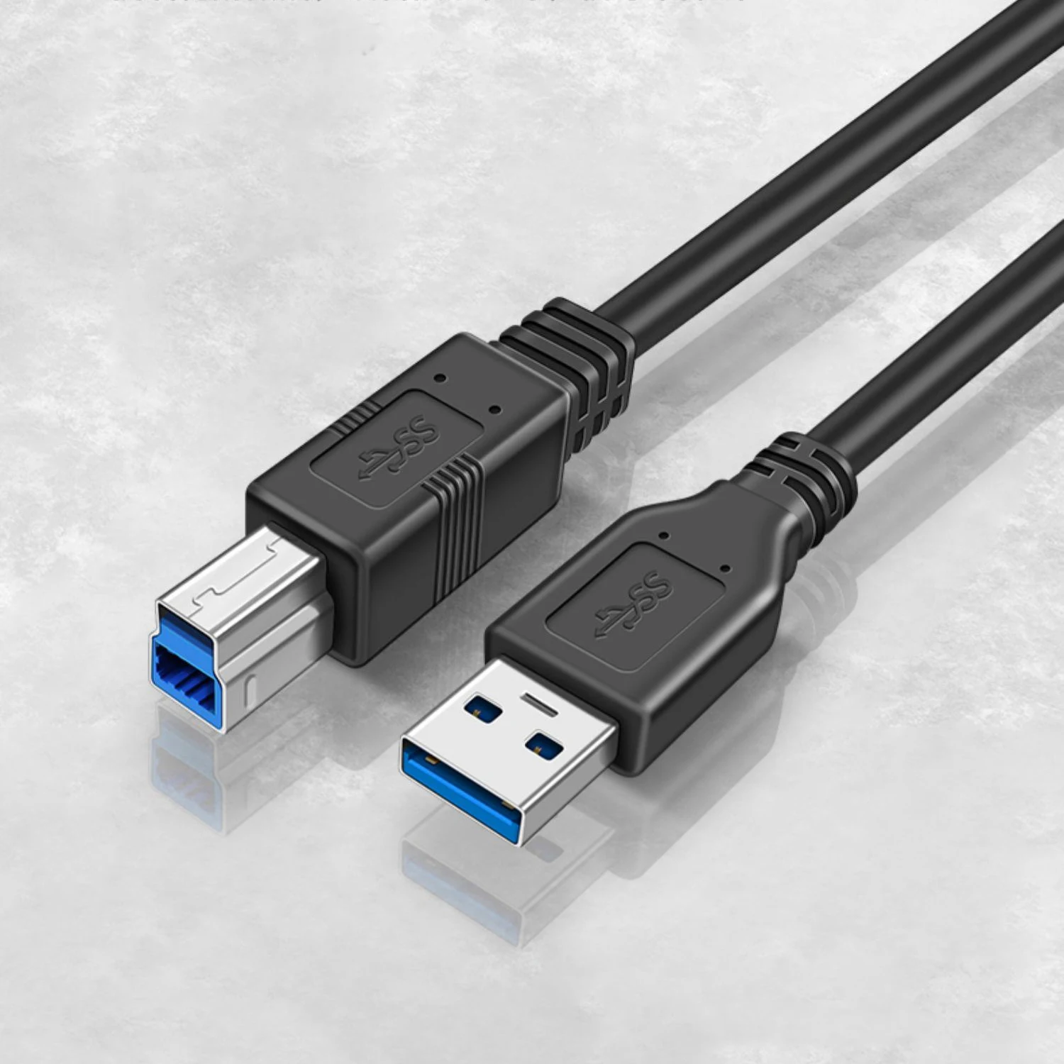 USB 3.0 A Male to B Male 5Gbps Super Speed Data Cable for PC Printers Scanners External Hard Drives Docking Station Hubs