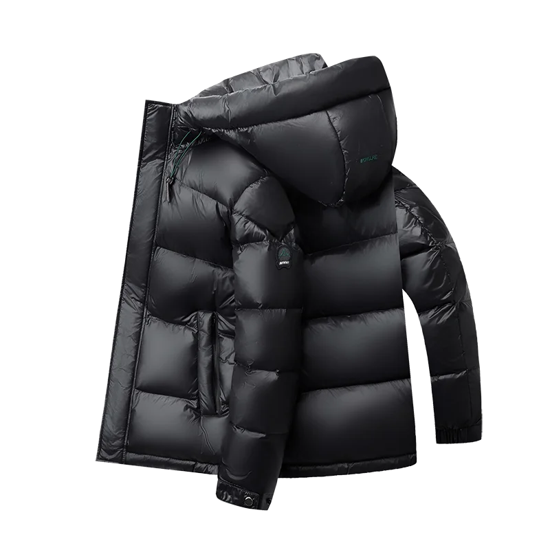 

Real 90% White Duck Down Parkas Coat Men 2025 Winter 200g Feather Filling Puffer Jacket Detachable Hood Keep Warm Outdoor Coat