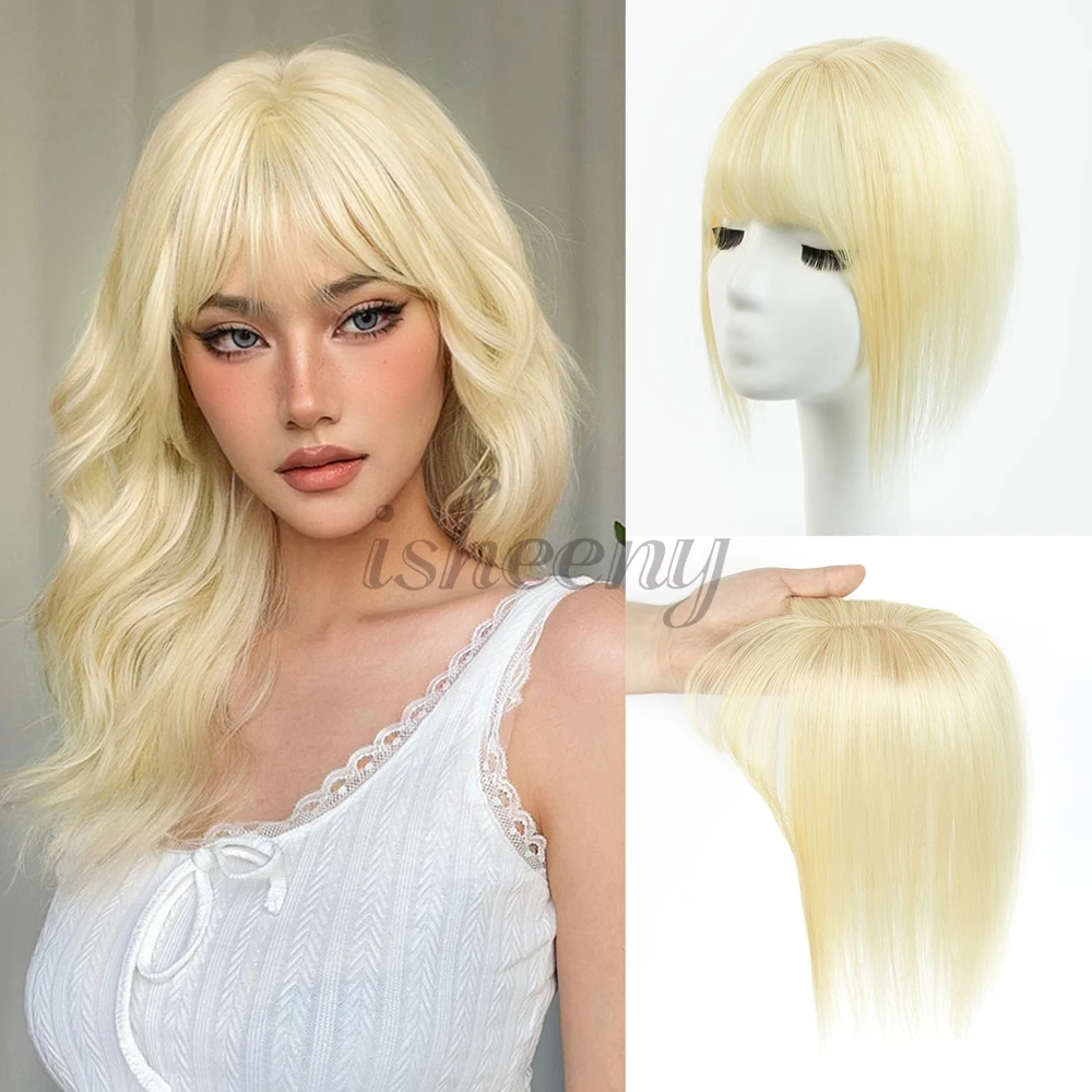 8-10 inches Human Hair Topper with 5x9cm Base Net Natural Straight Hairpiece Seamless Blending to Hide Bald Spots or White Hair