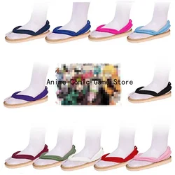 Kamado Tanjirō Nezuko Agatsuma Zenitsu Kanroji Mitsuri Tokitou Muichirou Cosplay Schoenen Kimono Flip-Flops Geta Slippers