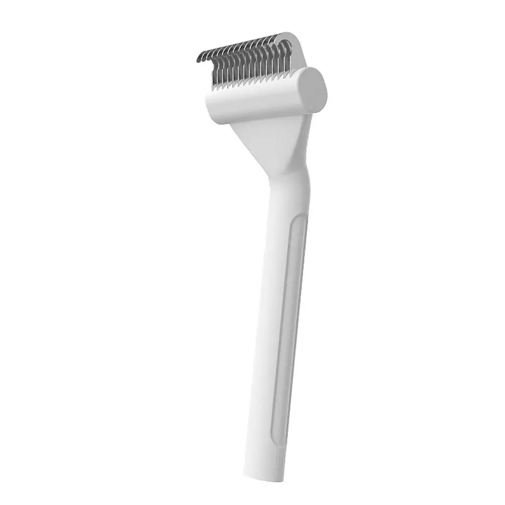 ABS/304 Stainless Steel Dog Brush Ergonomic Handle Versatile Grooming Tool Cat Deshedding Brush Compact Size