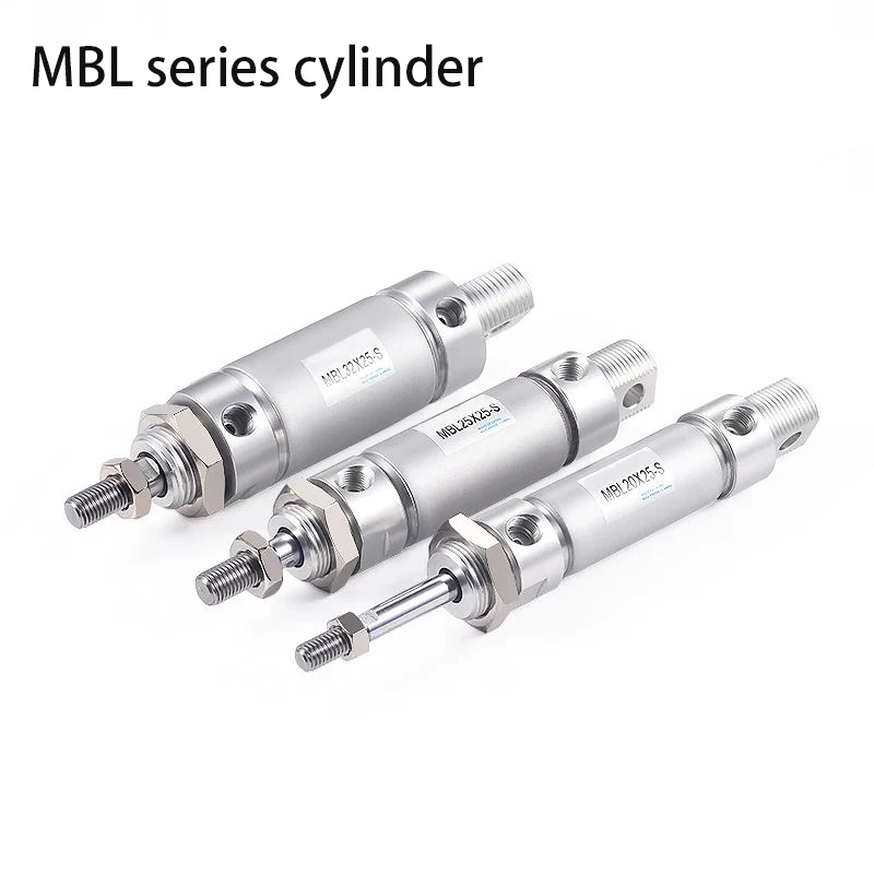 

Mini Air Cylinder MBL Series MBL20/25/32 Aluminum barrel Pneumatic Cylinder Mini Cylinder 10-400mm stroke