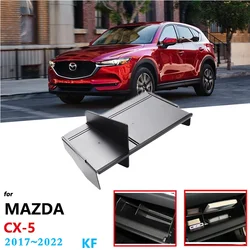 for Mazda CX5 CX-5 MK2 KF 2017~2022 Car Co-pilot Glove Box Storage Accessories Internal Sorting Partition Car Armrest Styling