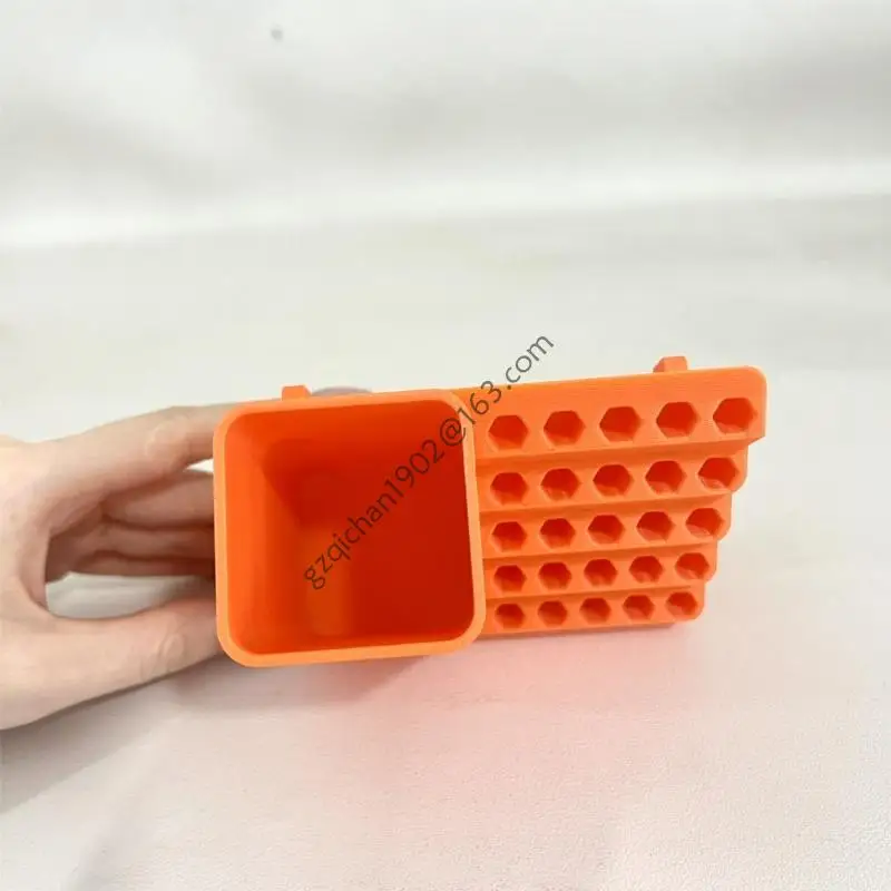 x7ab secmpldriver bit bit toolder aboxes 20/25/50/100 Hole Option Plastic Bit Princer to Garage Workshop