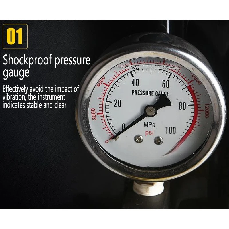 Portable hydraulic oil pump 2L Ultra-small electric hydraulic pump Ultra high pressure electric pump High pressure 70Mpa