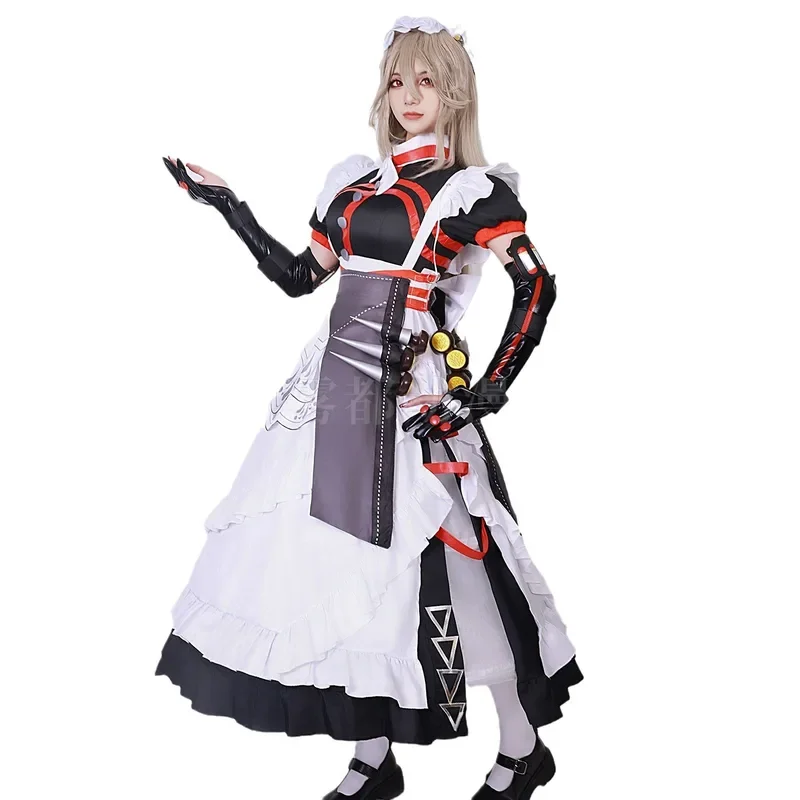 Zenless Zone Zero Alexandrina Sebastiane Rina Cosplay Costume Full Set Props ZZZ Rina Cosplay Dress Uniform Outfis Wig Shoes