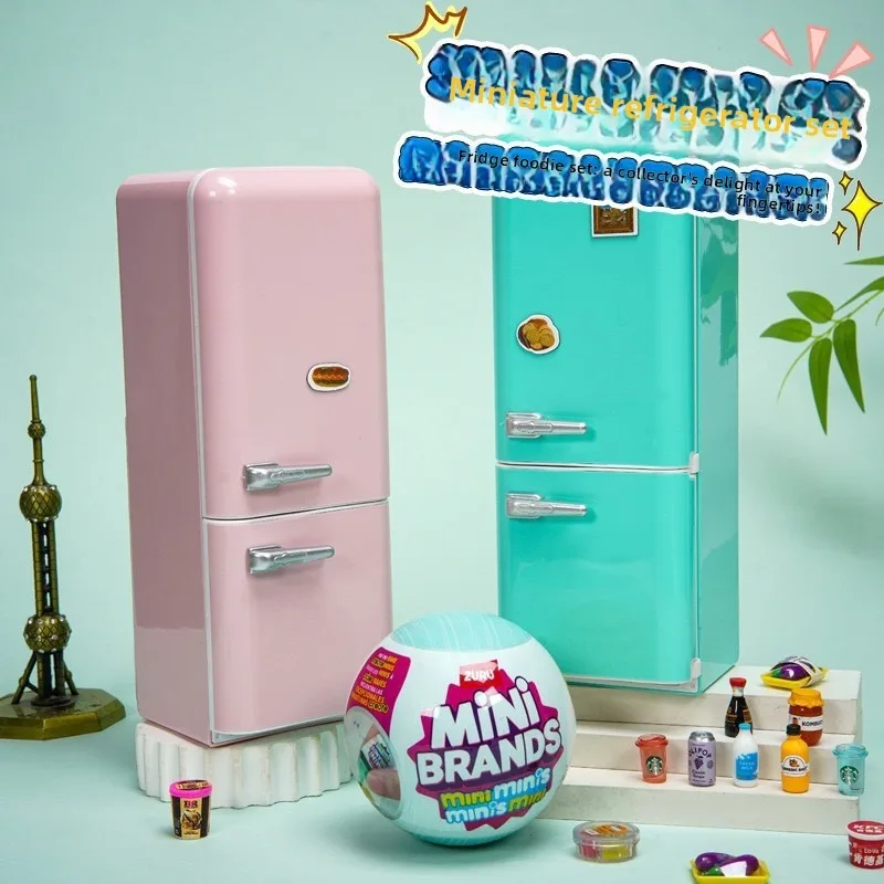 Mini Mini Refrigerator Set Blind Box Food Toys Play House Surprise Blind Box Children's Gifts