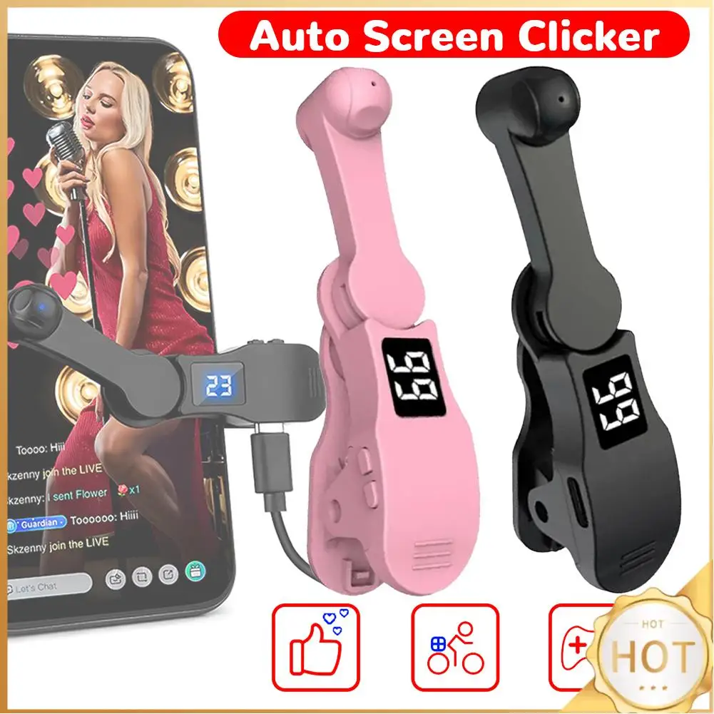 

Цифровой автоматический кликер для экрана: USB-устройство для сенсорных экранов телефонов, для игр, покупок, лайков