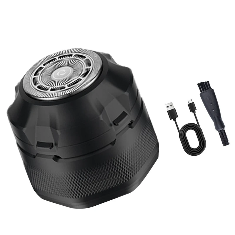 Rasoirs tête rasoir électrique étanche pour hommes chauves affichage LED humide/sec rasoir rotatif Rechargeable A0NC