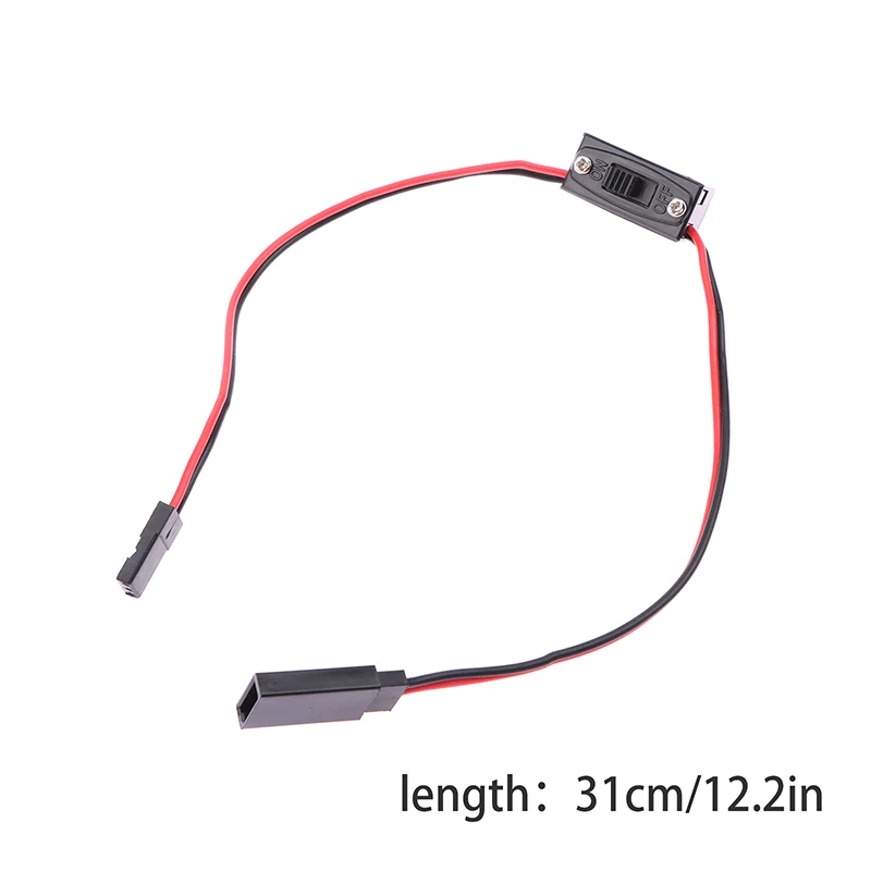 RC On/Off Power Switch Battery Receiver Connector For HSP RC 1/10 1/8 Car Crawler Buggy Multicopter Airplane Model Car