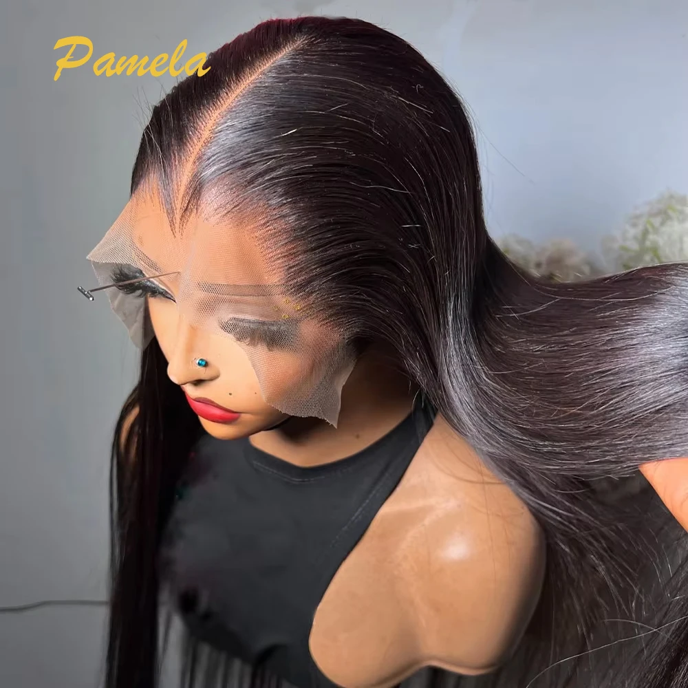 Glueless Lagos Hairline Straight 13x6 New Trend Lace Frontal Body Wave Wig Human Hair Pre Plucked Ready To Wear Wigs For Women
