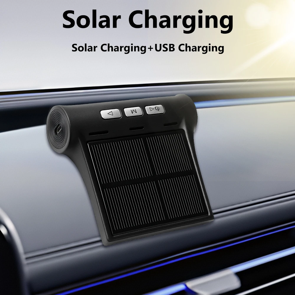 Sistema de monitoreo de presión de neumáticos con alarma de seguridad automática, carga Solar Universal, pantalla LCD Digital TPMS para coche inteligente