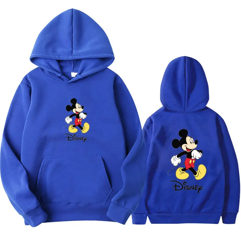 Mickey Disney couple sportswear, women\'s casual sports hoodie, men\'s clothing, Mickey Y2k printed outdoor sports casual jacket