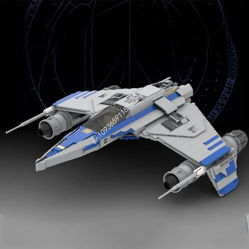 

1481 шт. MOC E-Wing Starfighter UCS Новая Республика Звездные боевые строительные блоки Рождественский детский коллектор для снятия стресса для подарка