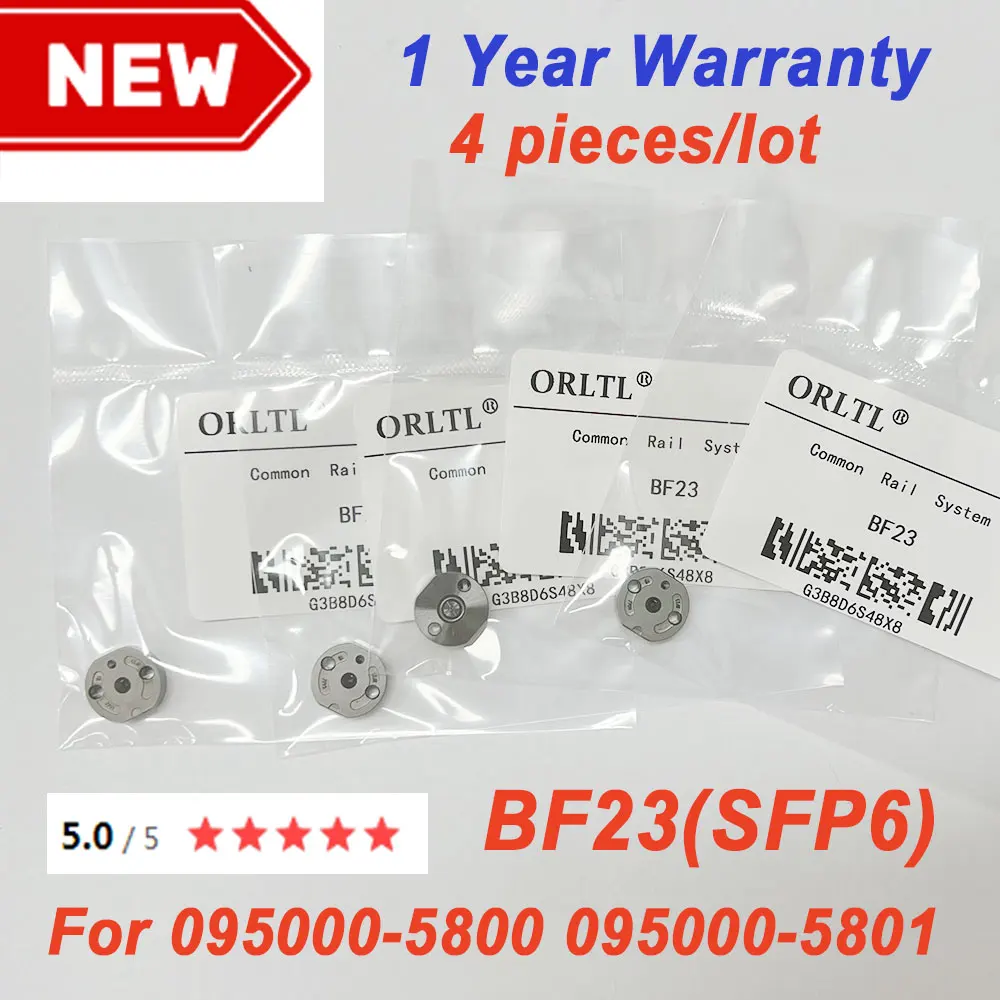 

4PCS 6C1Q-9K546-AC Diesel Injector Valve Plate BF23 Orifice 095000-5800 095000-5801 DCRI105800 FOR CITROEN Jumper 2.2 HDI 74KW