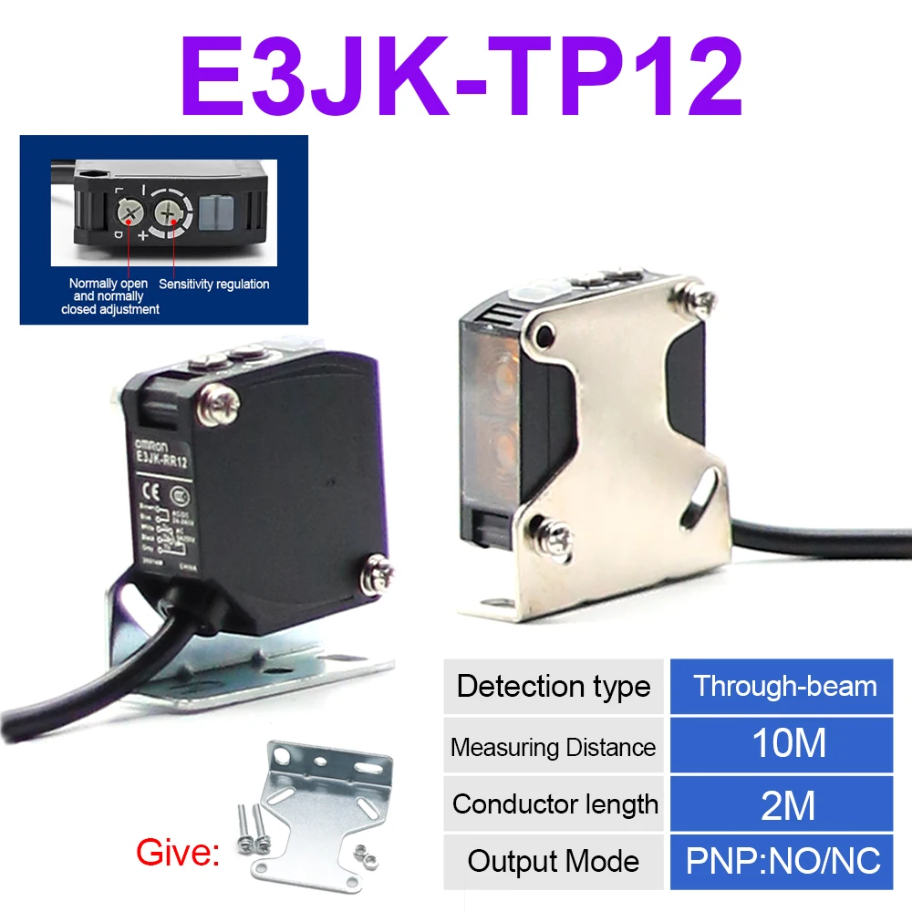 30 cm 4 m 20 m Diffuse reflectie foto-elektrische schakelaar E3JK-DR12 DR11 RR11 RR12 TR11TR12 Sensor Feedback Reflex Relatieve reflectie