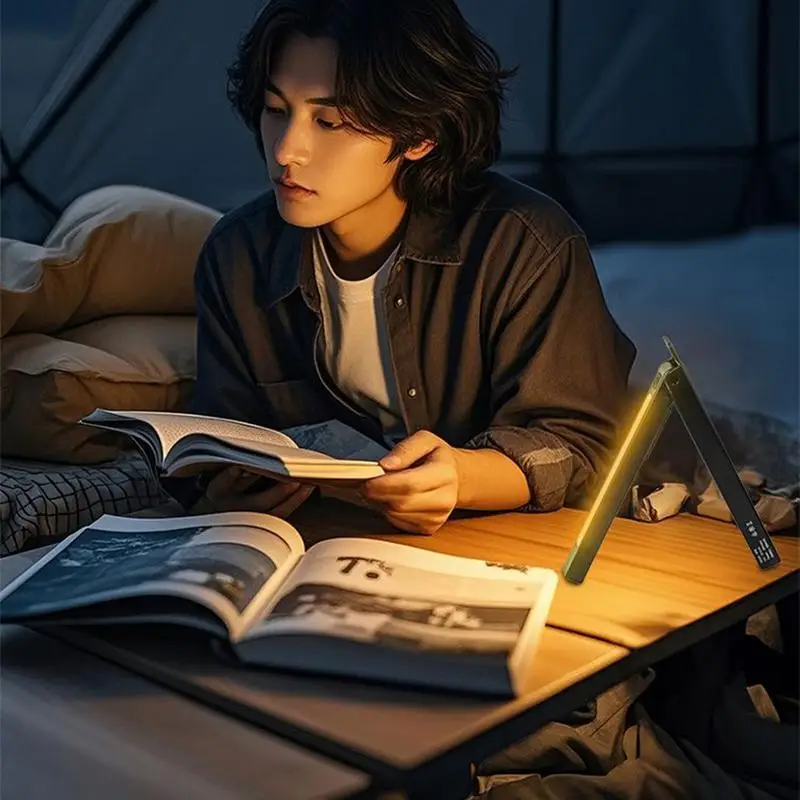 

Gym Lamp For Posing Magnetic Flashlight With 6 Dimming Modes LED Portable Lighting Handheld For Photography Working Camping