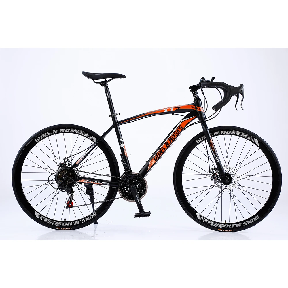 Bicicleta de carretera OEM con manillar curvo 700C, bicicleta de carretera 21S con marco de acero de alto carbono y ruedas C40, bicicleta de carreras para adultos, superventas