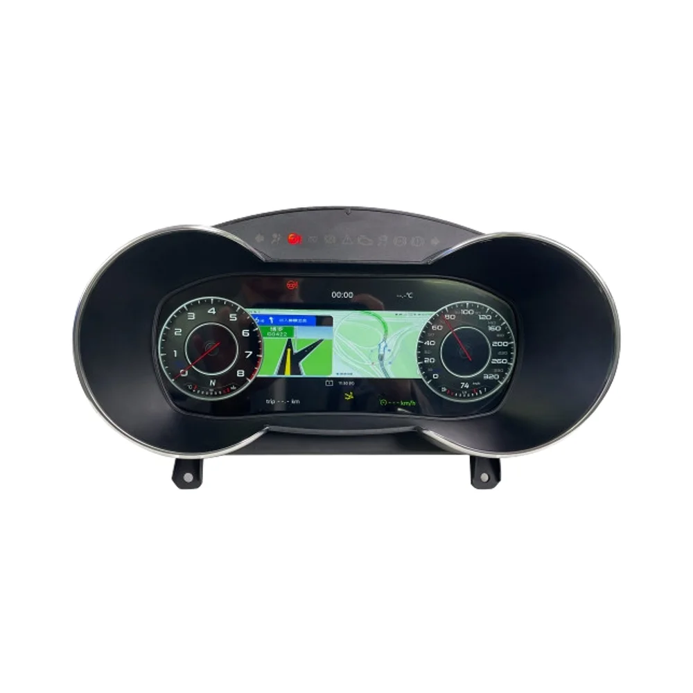 

Upgrade New Linux Dashboard LCD Digital Speedometer Panel Cluster For Audi TT TTS 2009-2013 For Auto Meter
