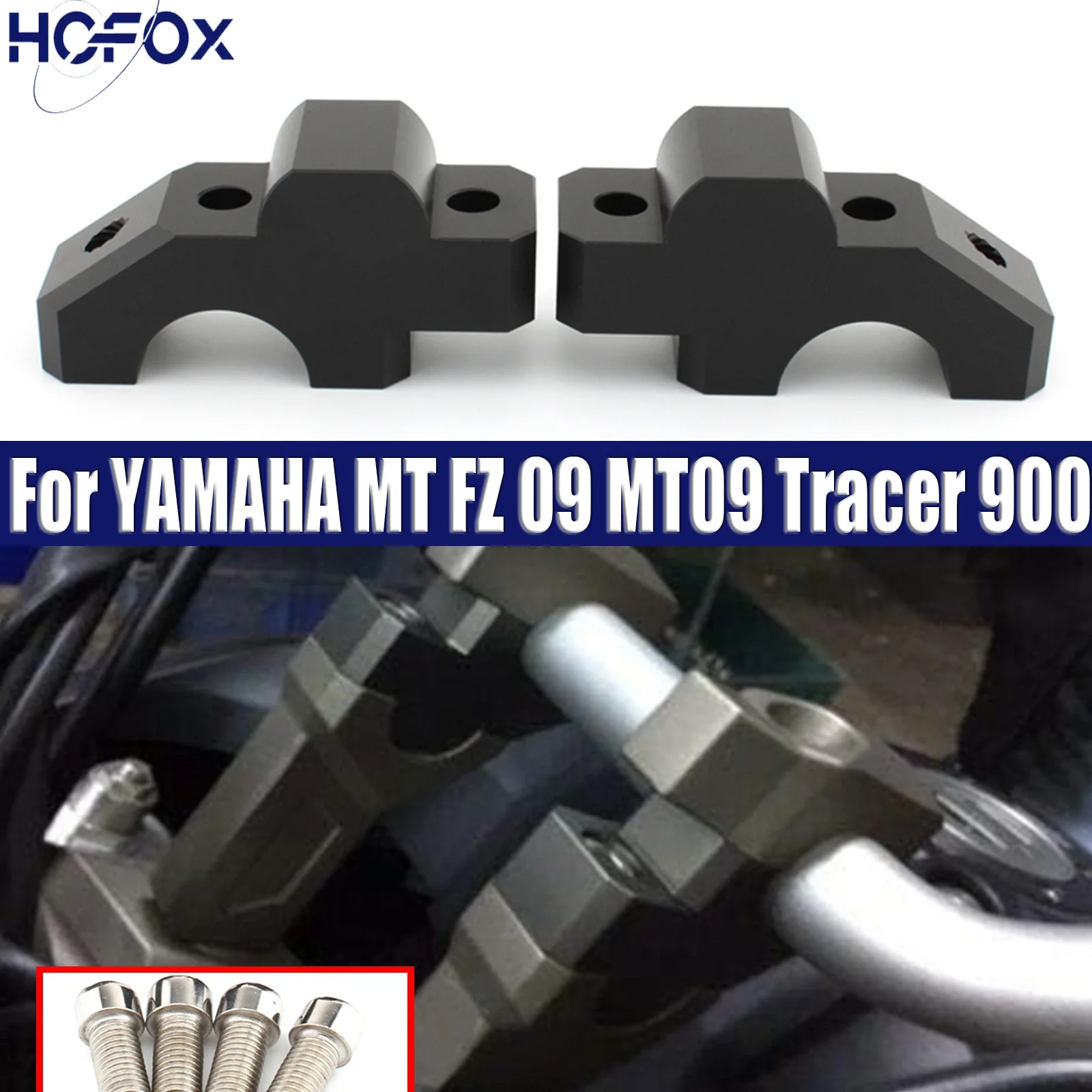 

Подъемники руля и 4 болта из нержавеющей стали для мотоциклов YAMAHA MT FZ 09 MT09 Tracer 900