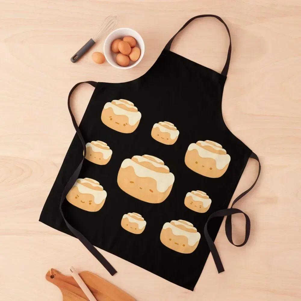 

moody cinnamon roll pack Apron Women Kitchen'S Kitchen Items House Things For Home And Kitchen cookings for women Apron