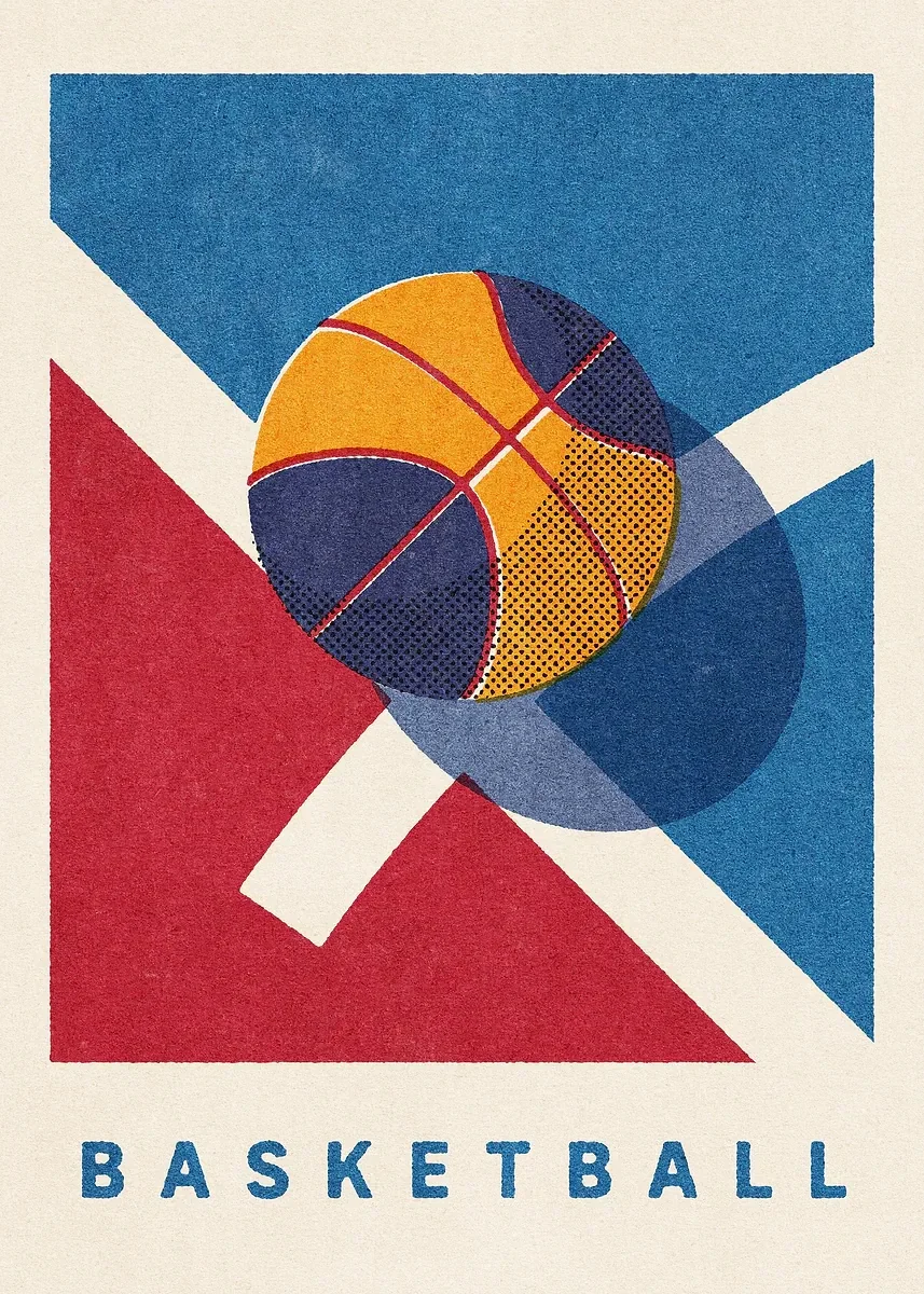 Minimalist Canvas Posters Funny Sports Balls Summer Games Rugby Basketball Prints Fashion Wall Art Home Living Room Decor view 6