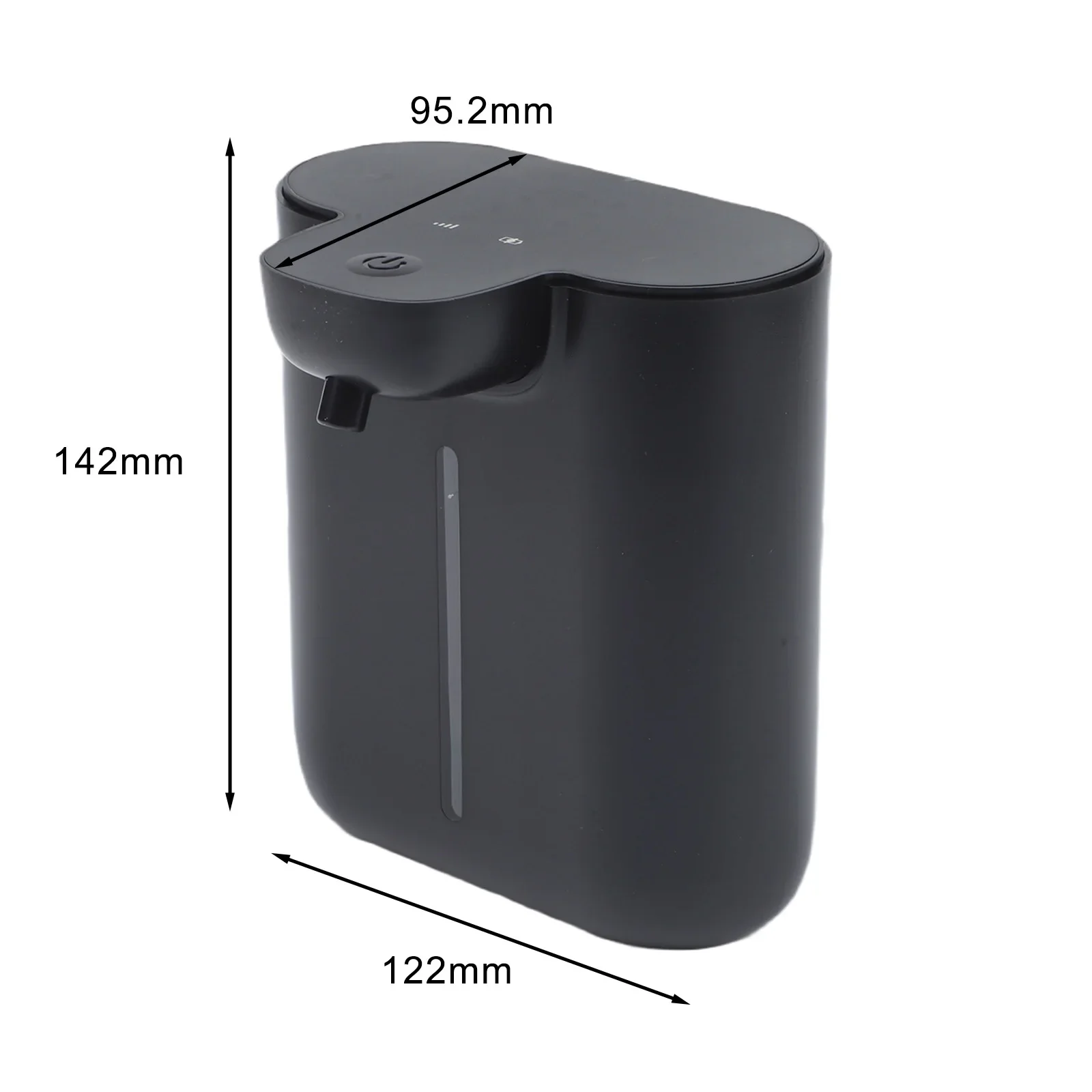 

Настенный дозатор для пенного мыла с автоматическим датчиком и емкостью 500 мл, с регулируемыми уровнями подачи для удобства использования