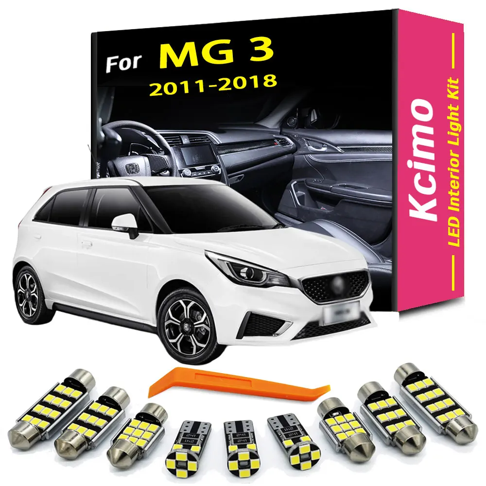 

Для MG MG3 2011-2018 комплект светодиодных внутренних дверных фонарей, освещение для ног, супер яркая вилка автомобильного окружающего освещения
