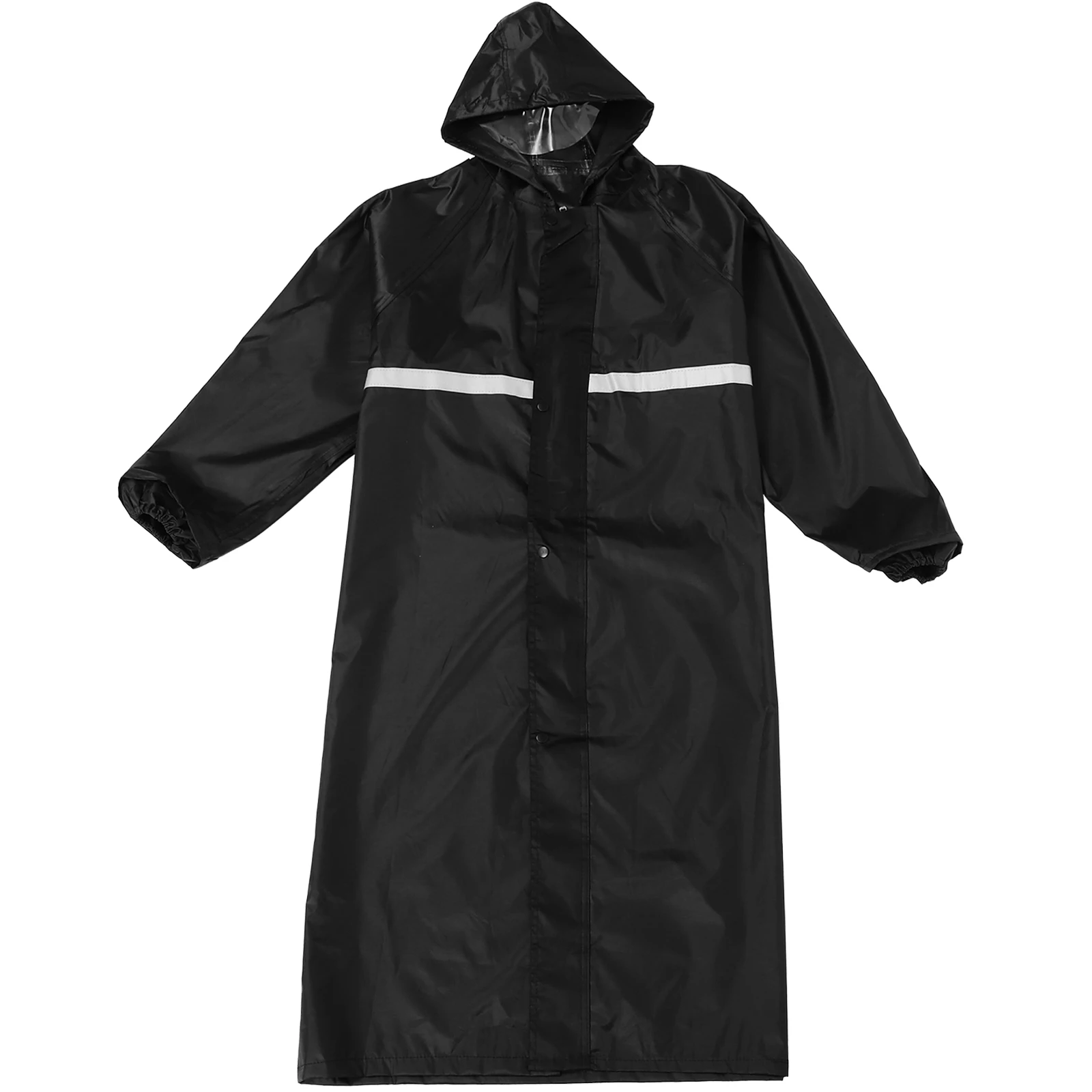 

Reflective Raincoat Waterproof Oxford Cloth Labor Insurance Eaincoat Windbreaker XXXXL Black Medium Overweight Person Unique