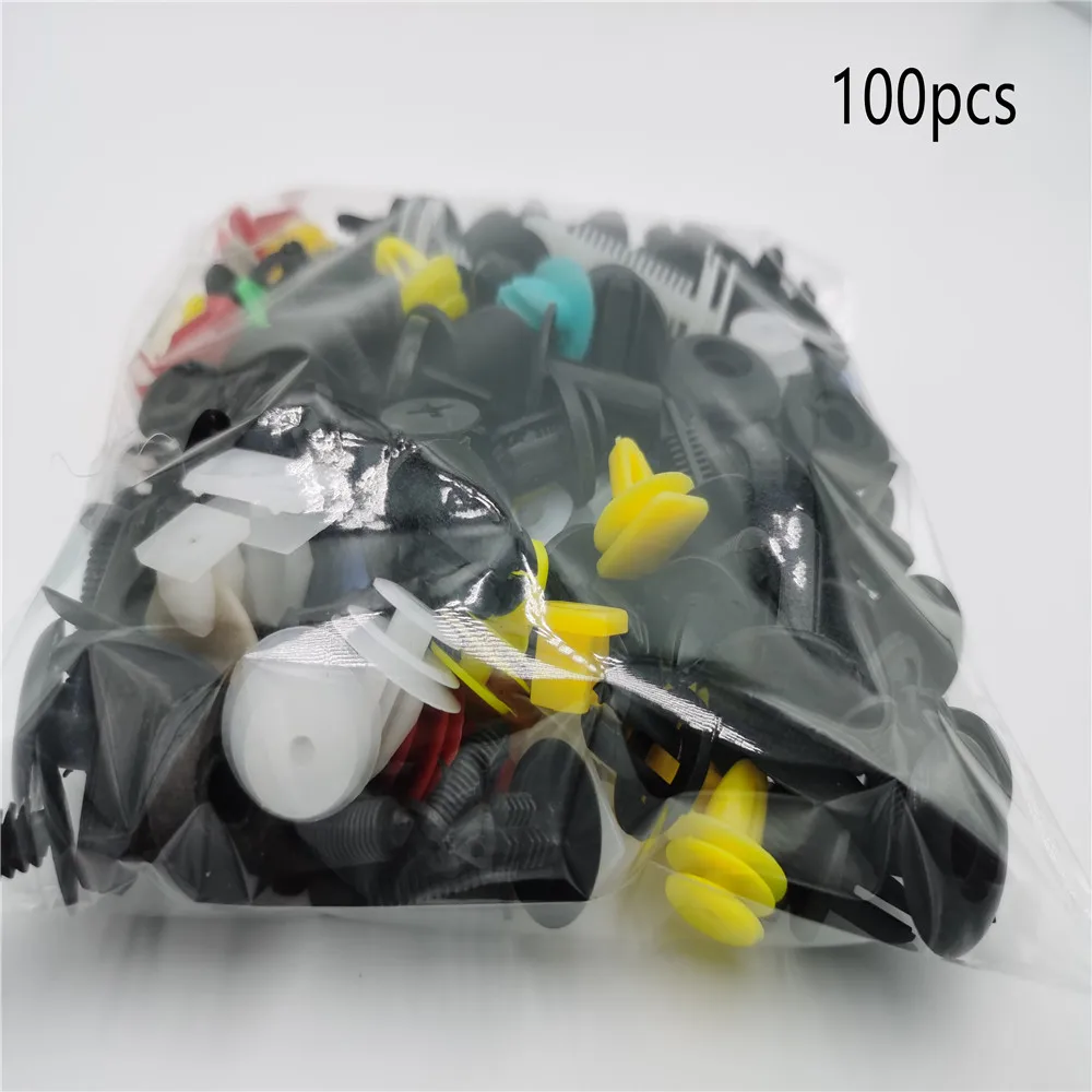 100pcs Mixed Clips For Smart forfour fortwo forjeremy City Coupe Roadster