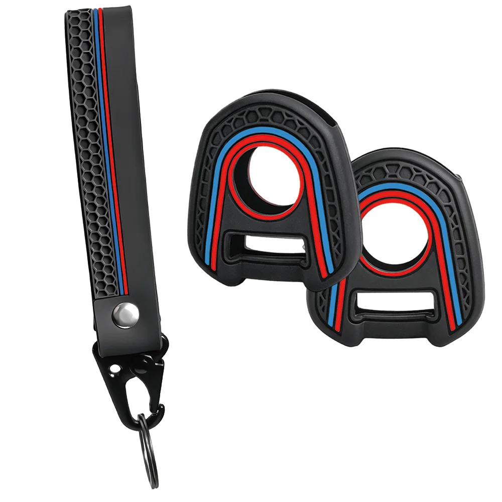 Key Fob Cover For Honda CB650R CB500F CB500X CB125R CB300R CB1000R CB1100 CBR650R NC750X With Long Wrist Strap And Swivel Clip