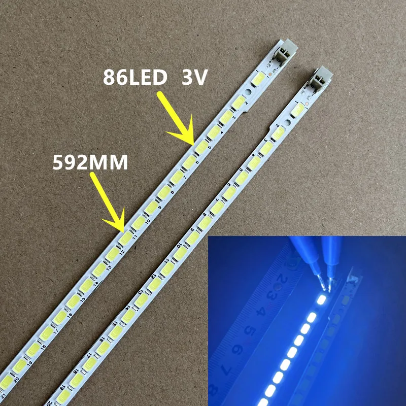 

FOR Sharp 52inch lamp LCD-52LX545A LCD-52NX255A LCD-52LX540A LK520G3DVRCX 86LED 592MM 3V 100%NEW LED backlight strip