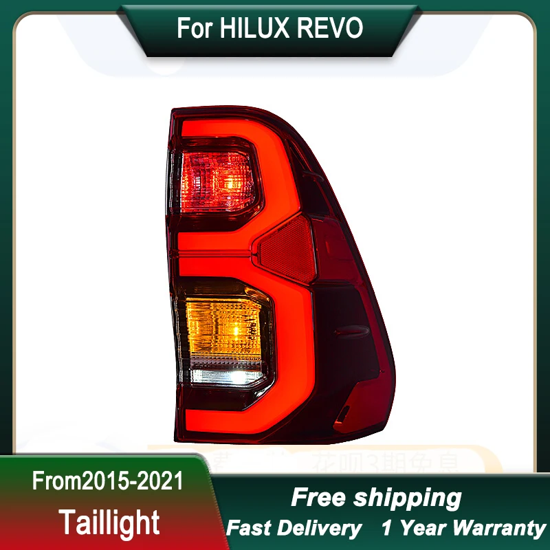 

Hot Car Led Tail Lights For Toyoto HILUX REVO 15-21 full LED Tail Light Tail Lamp Dynamic Turn Signal Light Tail Lamp Assembly